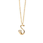 PDPAOLA S Initial Pendant Necklace
