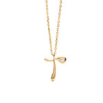 PDPAOLA T Initial Pendant Necklace