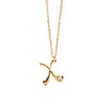 PDPAOLA X Initial Pendant Necklace