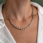 Δίχρωμο Κολιέ Σπείρα από Ασήμι 925 - Image 2