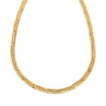 Κολιέ με Μαίανδρο από Ασήμι 925 Επιχρυσωμένο