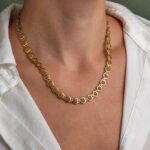 Κολιέ Κύκλος της Ζωής από Ασήμι 925 Επιχρυσωμένο - Image 2