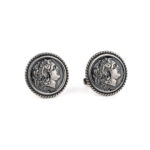 Μανικετόκουμπα Μέγας Αλέξανδρος από Ασήμι 925