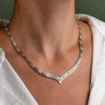 Meander V Necklace in 925 Sterling Silver - Image 2