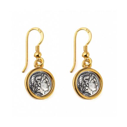 Alexander Earrings in 925 Silver and Gold Plated