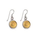 Athena Earrings in 925 Silver and Gold Plated