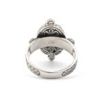 Vintage Traditional Flower Ring 925 Silver and Gold Plated - Image 3