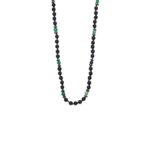 Onyx Stone & Gemstone Beads Macrame Necklace