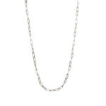 Paperclip Chain Necklace - Stainless Steel - Image 4