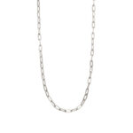Paperclip Chain Necklace - Stainless Steel - Image 3