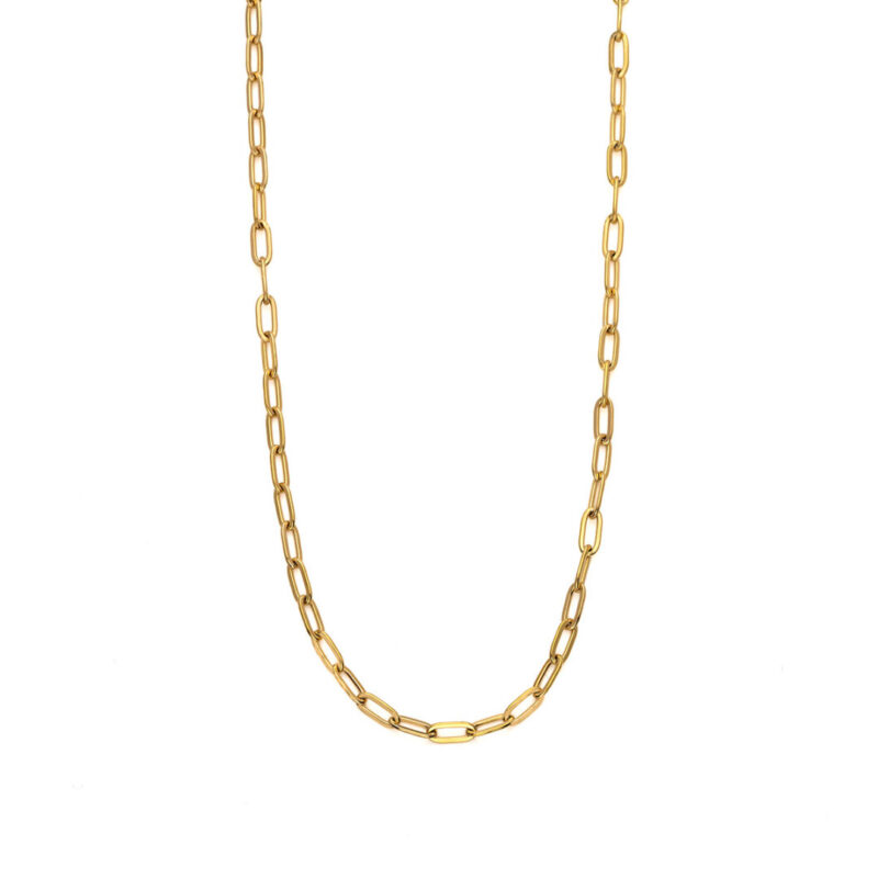Paperclip Chain Necklace - Stainless Steel