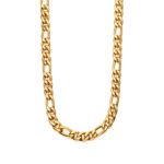 Stainless Steel Figaro Chain Necklace - Image 2
