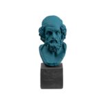 Omiros Bust Statue – Classical Greek Poet Sculpture - Image 2