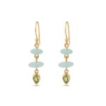 Aquamarine Dangle Earrings in 925 Sterling Silver - Image 3