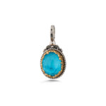 Gerochristo Iris Small Pendant with Gemstone