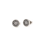 Gerochristo - Unisex Stud Earrings in Sterling Silver