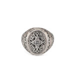 Gerochristo - Mediterranean oval shape Ring in Sterling Silver