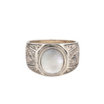 Gerochristo - Classic Ring in Sterling Silver with Mother o f Pearl