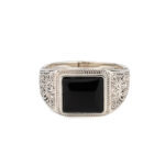 Gerochristo - Classic Ring in Sterling Silver with Semi Precious Stone