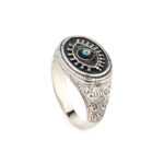 Gerochristo Evil Eye Talisman Ring in Sterling Silver - Image 3