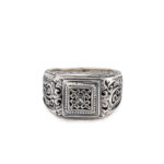 Gerochristo Byzantine Ring in 925 Sterling Silver