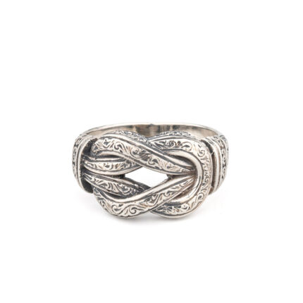 Gerochristo - The knot ring in sterling silver