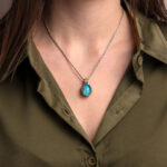 Gerochristo - Cyclamin pendant in Sterling Silver with Doublet Stone - Image 2