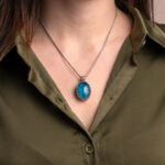 Gerochristo - Anthemis Big Oval Pendant in Sterling Silver - Image 2