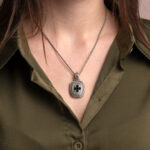 Gerochristo - Odysseus Pendant in Sterling Silver with Semi Precious Stone - Image 2