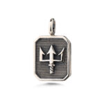 Gerochristo - Poseidon’s Trident Talisman Pendant in Sterling Silver