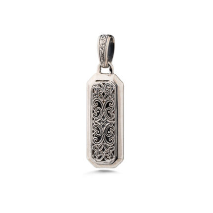Gerochristo – Simplicity Pendant Mediterranean pattern in Sterling Silver