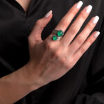 Gerochristo Double Ring with Malachite Stone - Image 2