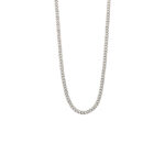 Thin Curb Chain in Stainless Steel and Gold Plated
