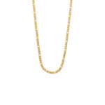 Figaro Chain in Stainless Steel and Gold Plated