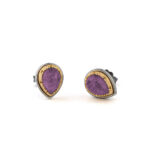 amethyst studs