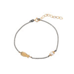 Cycladic Idol Bracelet with Pearl Stone