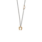 Petal Chain Necklace with Pearl Stone