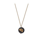 Parthenon Chain Necklace with Lava Stone