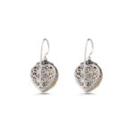 Gerochristo - Heart Earrings in Sterling Silver with Doublet Gemstones - Image 4