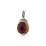 Gerochristo - Iris Oval Pendant with Doublet Gemstone - Image 3