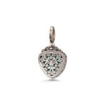Gerochristo - Iris Small Triangle Pendant in Sterling Silver with Doublet Gemstone - Image 5