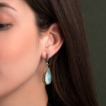 Gerochristo - Iris Dangle earrings in Sterling silver with Doublet Gemstones - Image 2