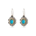Gerochristo - Penelope earrings in Sterling Silver with Doublet Gemstones