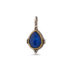 Gerochristo - Semeli Drop Pendant in Sterling silver with Doublet Gemstone