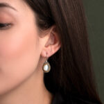 Gerochristo - Dione oval earrings in sterling silver with Doublet Gemstones - Image 4