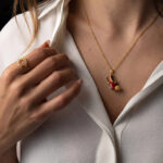 Greek Tsarouchi Necklace – 925 Sterling Silver and Gold Plated - Image 6