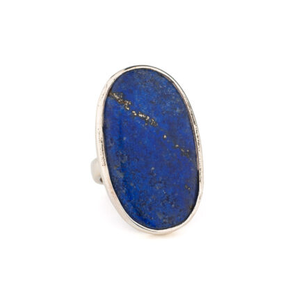 Lapis Lazuli Cocktail Ring – 925 Sterling Silver