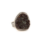 Earthy Raw Granite Ring in 925 Sterling Silver
