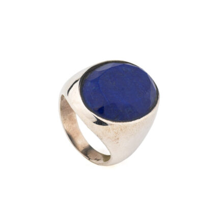 Lapis Lazuli Cocktail Ring – 925 Sterling Silver