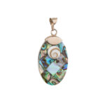 Geometric Shapes Fildisi Pendant – Sterling Silver 925
